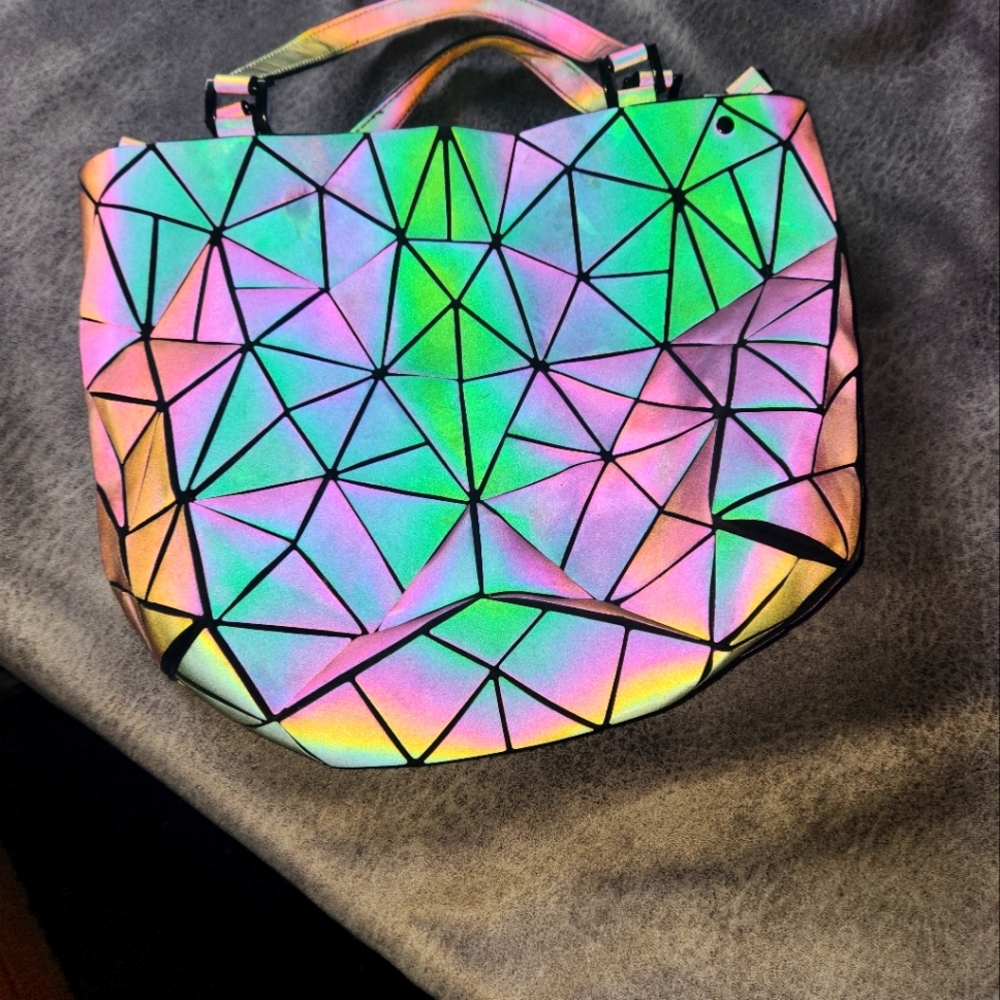 Iridescent purse